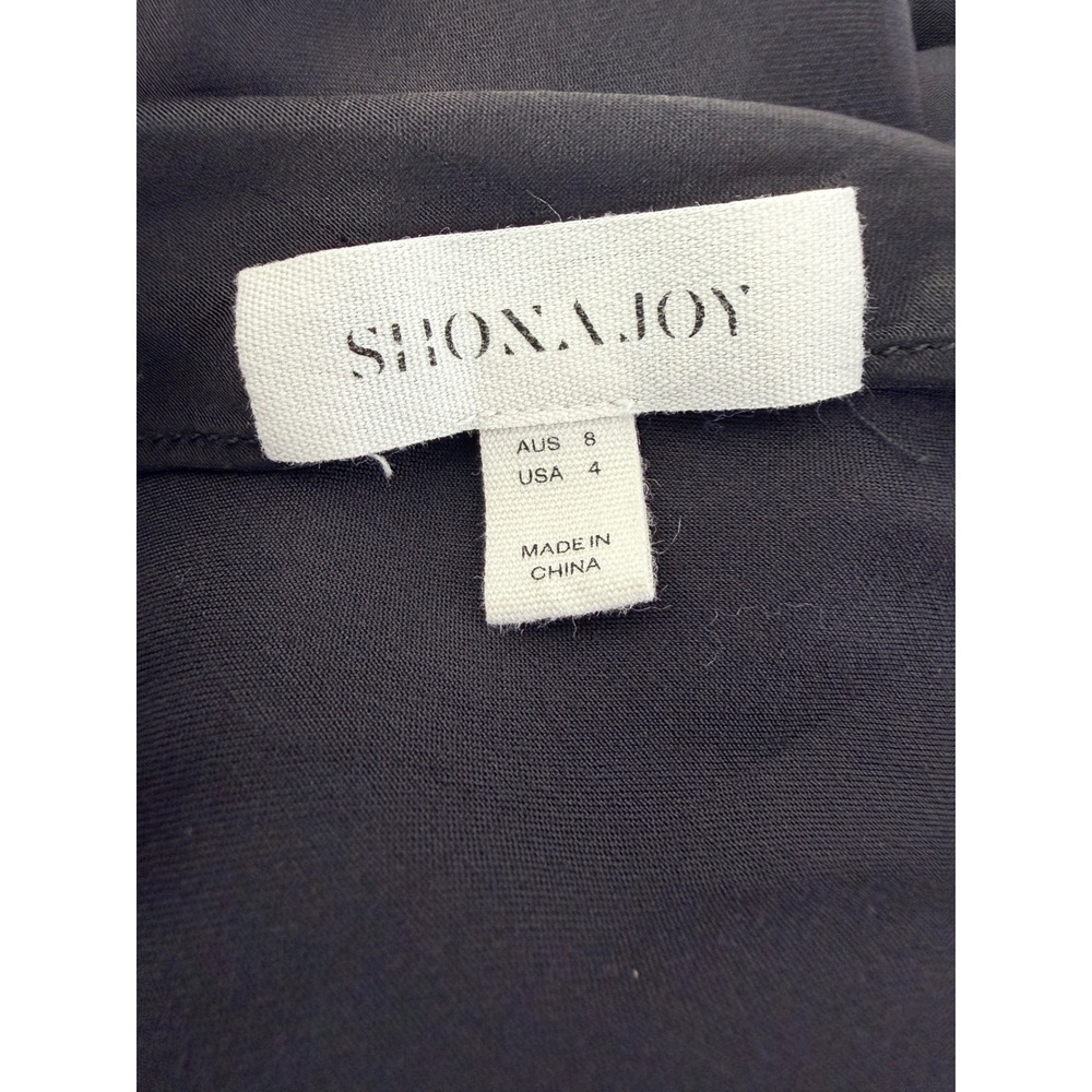 Shona Joy Black Sleeveless High Neck Cutout Back Maxi Dress - Picture 5 of 11